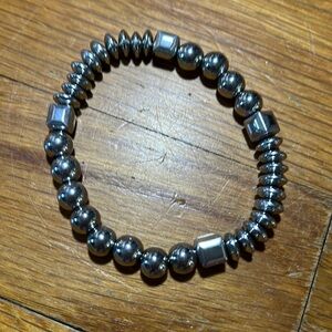 3/$25 Hematite Bead Bracelet
